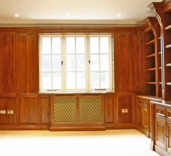 Bespoke fitted home library